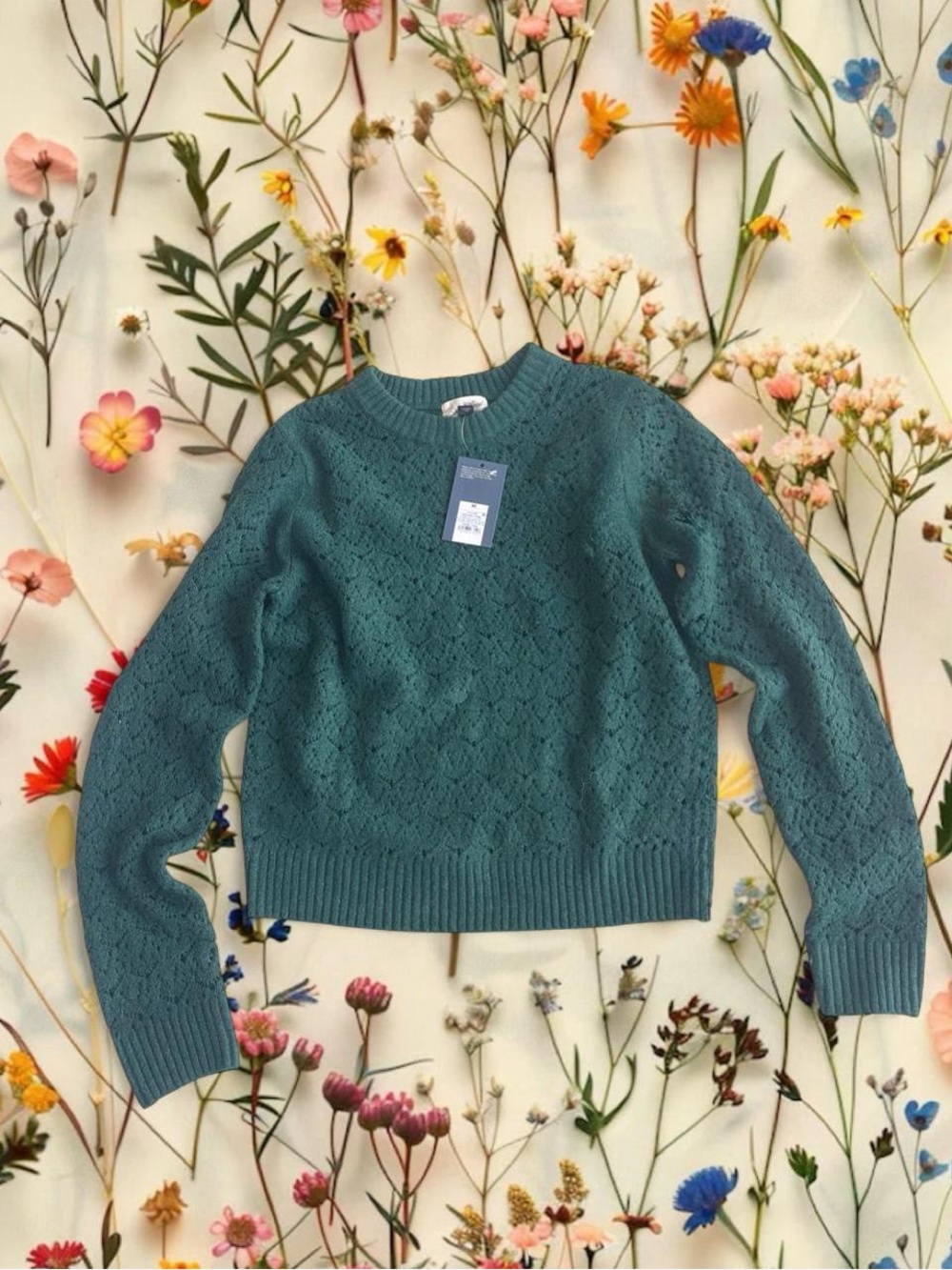 Green Knit Sweater